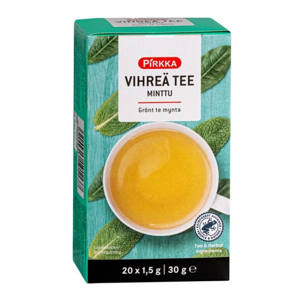 Pirkka vihreä tee minttu 20 pussia/30g RFA