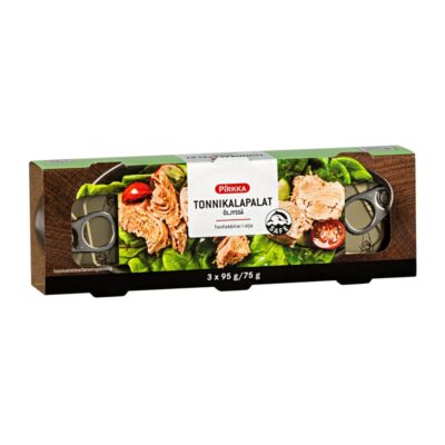 Pirkka tonnikalapalat öljyssä 3 x 95g/75g