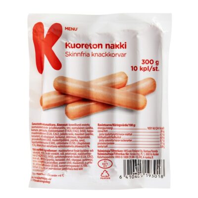 K-Menu kuoreton nakki 10kpl/300g