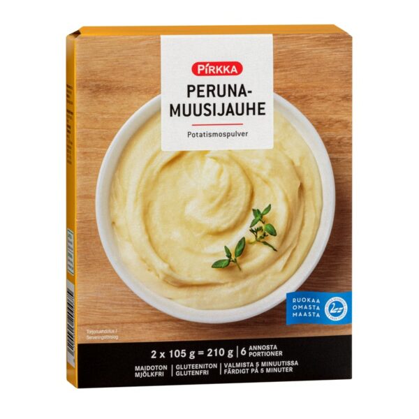 Pirkka Perunamuusijauhe 2x105g Maidoton Saariston Puoti Pirkka Perunamuusijauhe 2x105g Maidoton Saariston Puoti