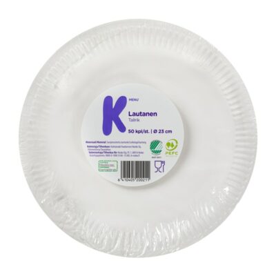 K-Menu lautanen 50 kpl 23 cm