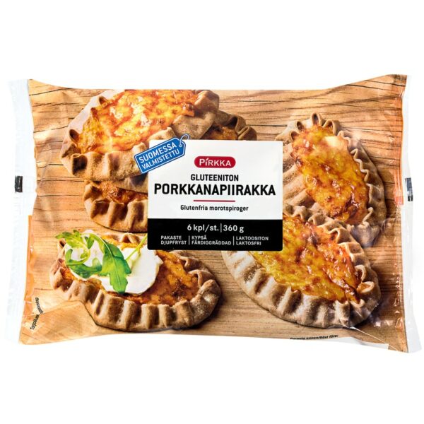 Pirkka gluteeniton porkkanapiirakka 6kpl/360 g pakaste