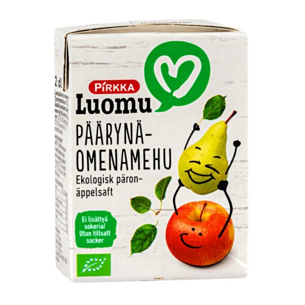 Pirkka Luomu päärynä-omenamehu 2dl