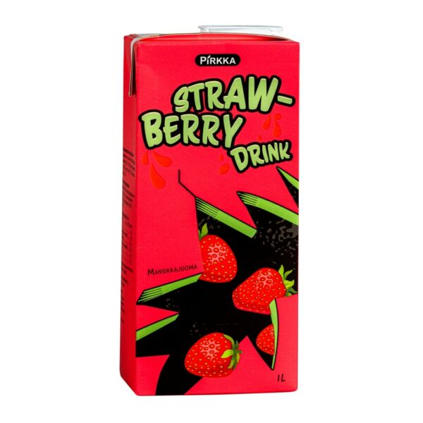 Pirkka mansikkajuoma 1l