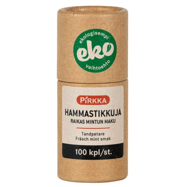 Pirkka Eko hammastikkuja raikas mintun maku 100kpl