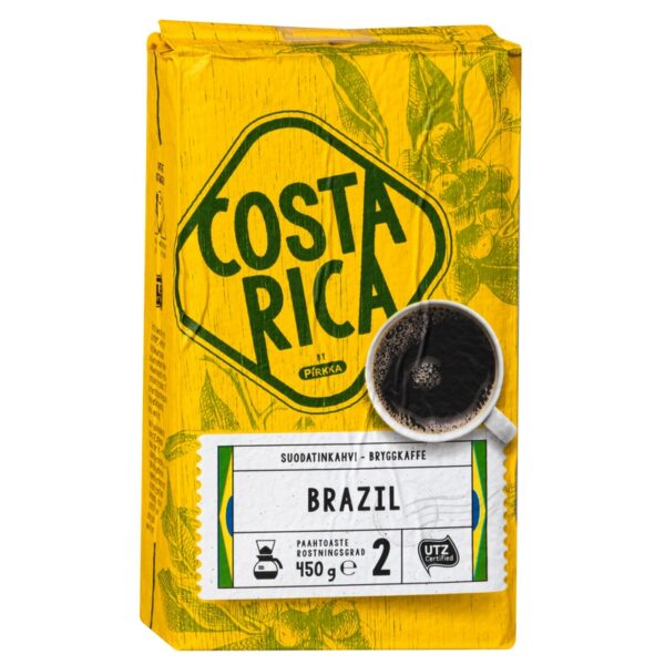 Pirkka Costa Rica Brazil suodatinkahvi 450g UTZ