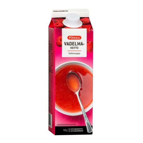 Pirkka vadelmakeitto 1l