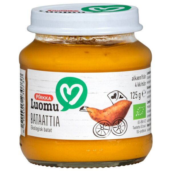 Pirkka Luomu Bataattia 125g 4kk