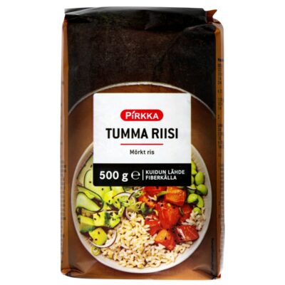 Pirkka tumma riisi 500g