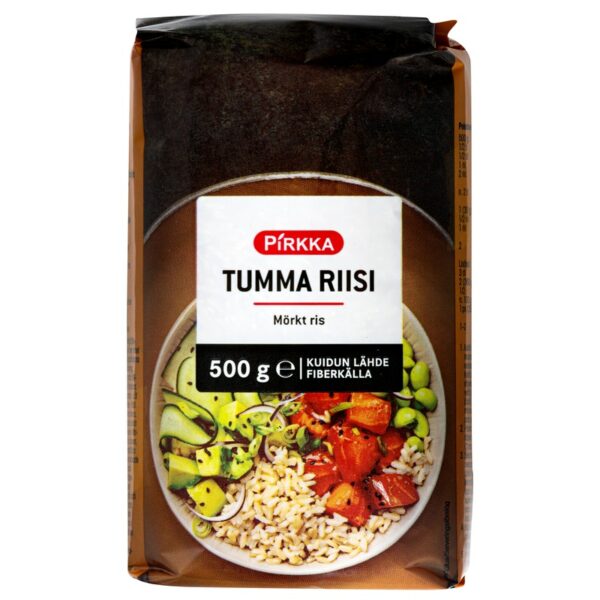 Pirkka tumma riisi 500g