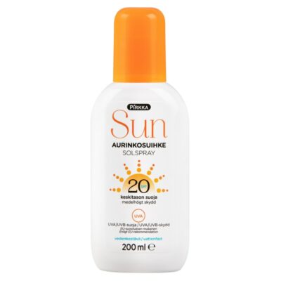 Pirkka Sun aurinkosuihke SPF20 200ml