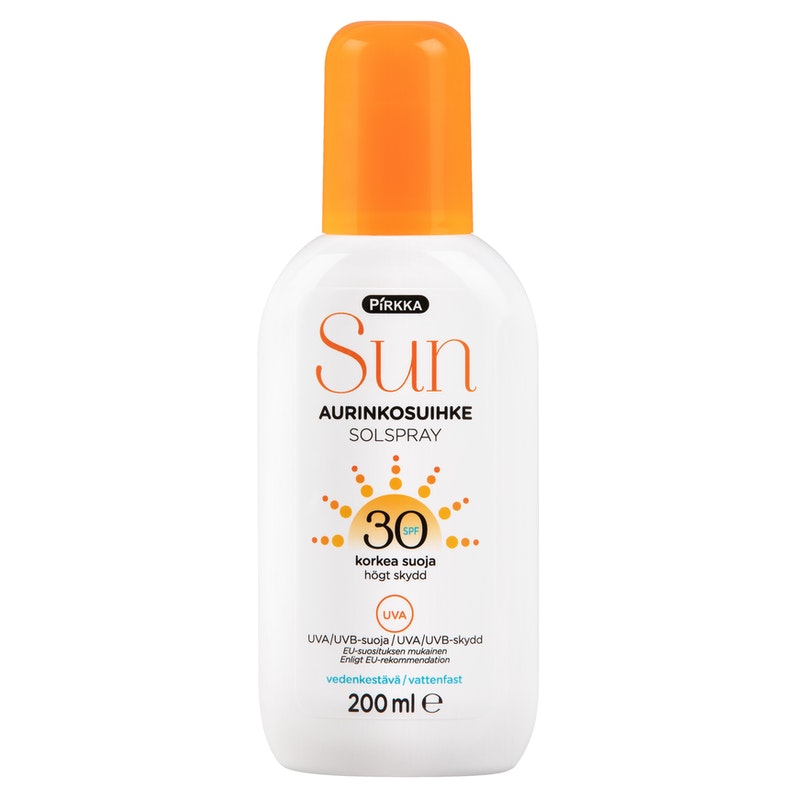 Pirkka Sun aurinkosuihke SPF30 200ml