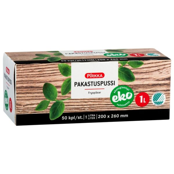 Pirkka Eko pakastuspussi 1l/50kpl