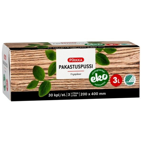 Pirkka Eko pakastuspussi 3l/30kpl