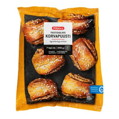 Pirkka korvapuusti 7kpl/490g pakaste