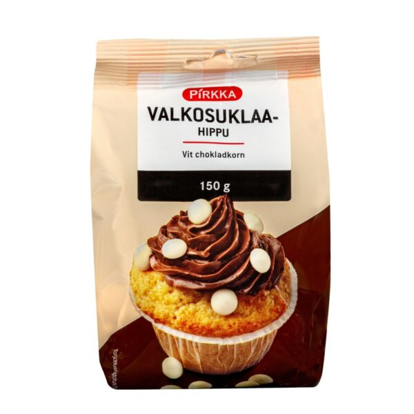 Pirkka valkosuklaahippu 150g RFA