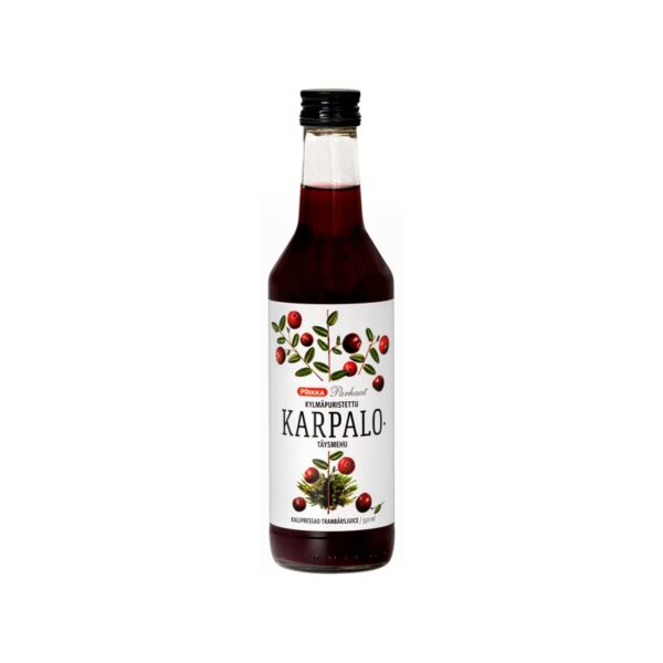 Pirkka Parhaat kylmäpuristettu karpalotäysmehu 350 ml