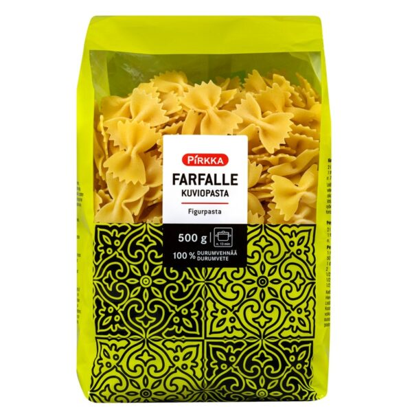 Pirkka farfalle kuviopasta 500g