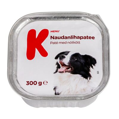 K-Menu koiran Naudanlihapatee 300g