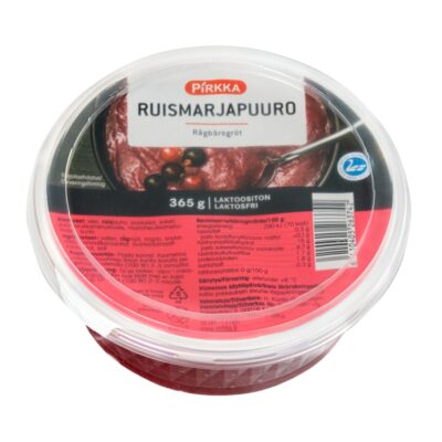 Pirkka ruismarjapuuro 365g laktoositon