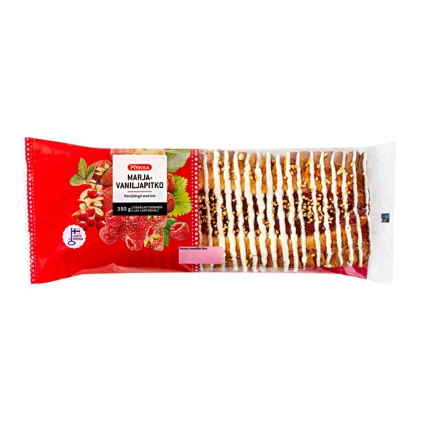 Pirkka marja-vaniljapitko 350g