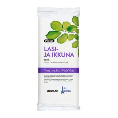 Pirkka lasi- ja ikkunaliina 20kpl