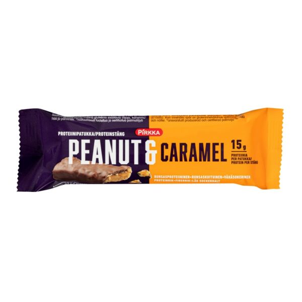 Pirkka proteiinipatukka 45g peanut caramel