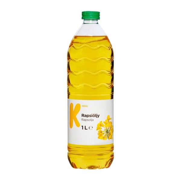 K-Menu rapsiöljy 1l
