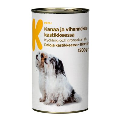 K-Menu kanaa ja vihanneksia kastikkeessa 1200g