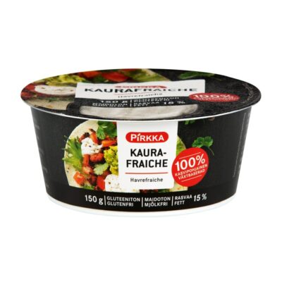 Pirkka kaurafraiche 15% 150g gluteeniton