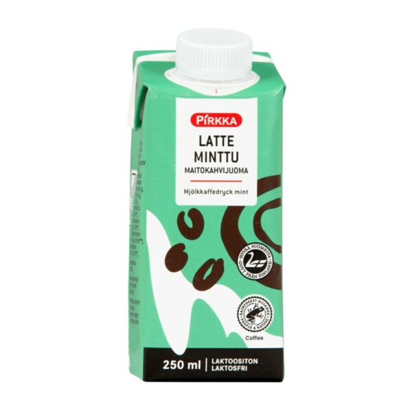 Pirkka maitokahvijuoma 250ml minttu laktoositon RFA