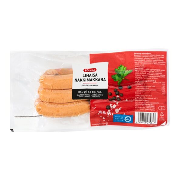 Pirkka lihaisa nakkimakkara 350g