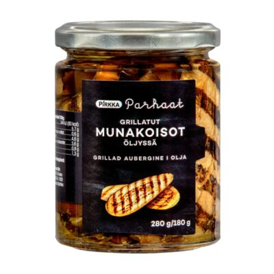 Pirkka Parhaat grillatut munakoisot öljyssä 280g/180g