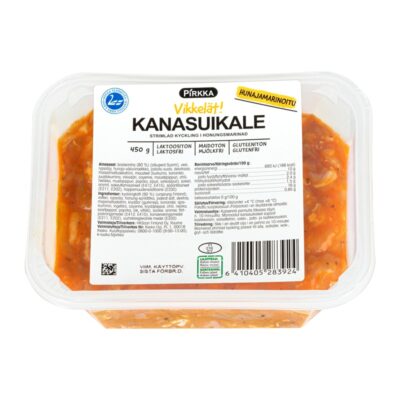 Pirkka Vikkelät kanasuikale hunajamarinoitu 450g