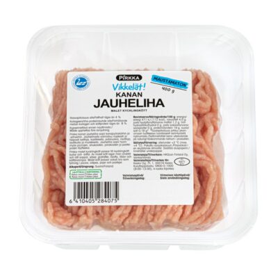 Pirkka Vikkelät kanan jauheliha 400g