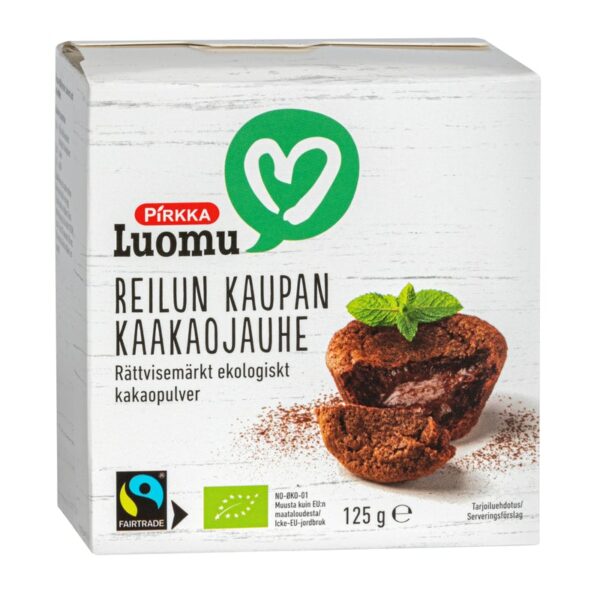 Pirkka Luomu Reilun kaupan kaakaojauhe 125 g
