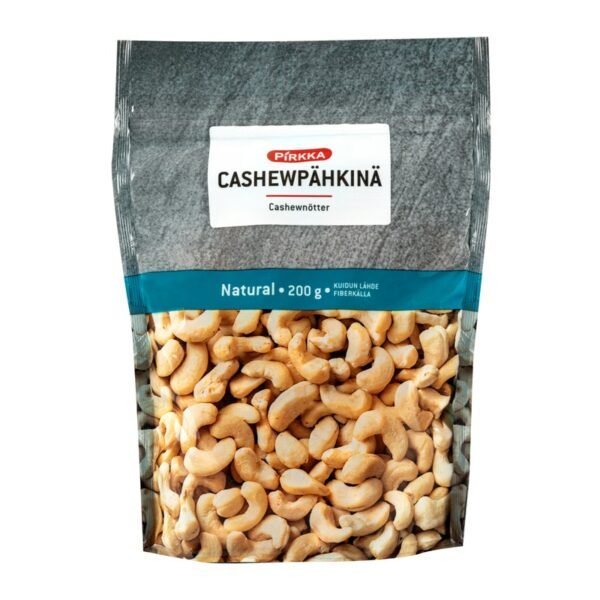 Pirkka cashewpähkinä 200g