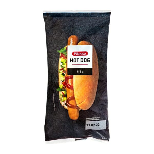 Pirkka Hot Dog 115g