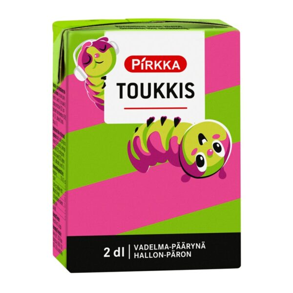 Pirkka Toukkis vadelma-päärynä juoma 2dl