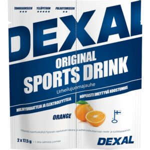 Dexal-juomajauhe 2 x 17,5 g appelsiini
