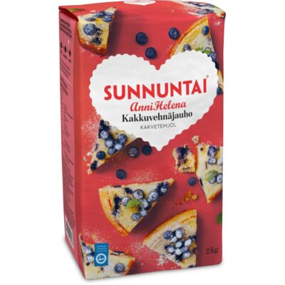 Sunnuntai Anni Helena kakkuvehnäjauho 2 kg