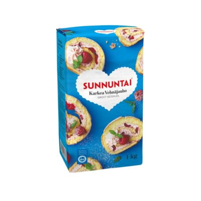 Sunnuntai Kruunu karkea vehnäjauho 1 kg