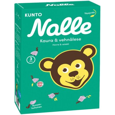 Nalle kuntokaura kaurahiutaleita ja vehnäleseitä 750 g