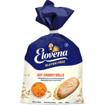 Elovena gluteenittomat kaura-porkkanasämpylät 400 g pakaste