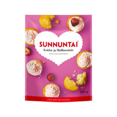 Sunnuntai kakku- ja muffinssimix 300g