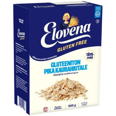 Elovena Gluteeniton pikakaurahiutale 500g