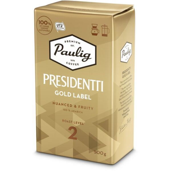 Presidentti kahvi 500g gold label hj