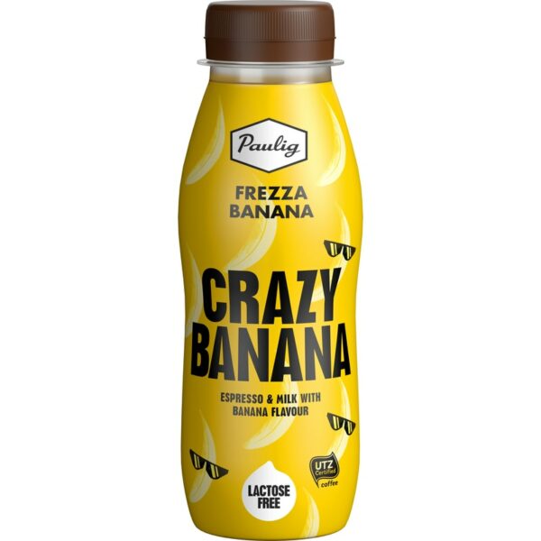 Paulig Frezza Banana 250ml laktoositon maitokahvijuoma banaani UTZ