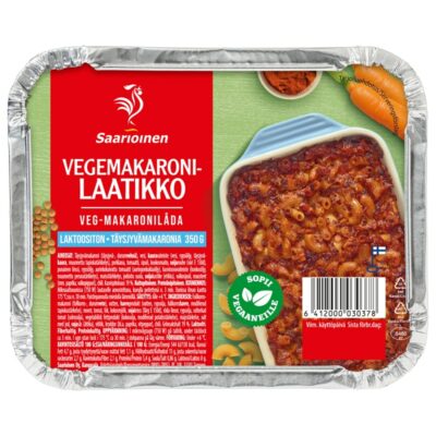 Saarioinen vegemakaronilaatikko 350g