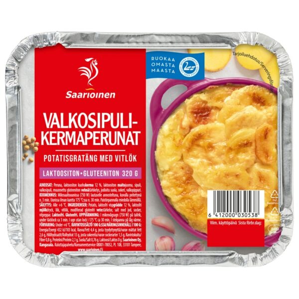 Saarioinen valkosipulikermaperunat 320g